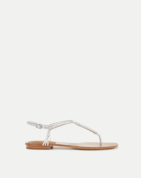 Buy Tommy Hilfiger Women Women Silver Buckled Ankle Strap Flat Sandals -  NNNOW.com